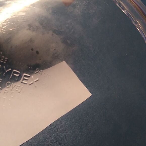 Pyrex Clear Glass Baking Pie Deep Dish Cottagecore Grandmacore - Picture 3 of 4